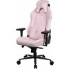 AROZZI herní židle VERNAZZA Supersoft Fabric Pink/ látkový povrch/ růžová