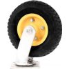 Nafukovacie koleso s ložiskami pre vozíky, priemer 210 mm, šírka 57 mm, otočné, XL-TOOLS