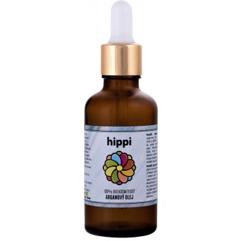 Hippi Organic Moroccan Argan Oil - 100% Bio arganový olej na vlasy a pleť 50 ml