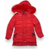 Dievčenské jarné bunda 01 červená