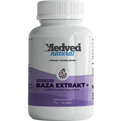 Medveď natural Baza Extrakt+ 30 kapsúl