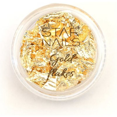 Starnails Gold flakes hliníková fólia
