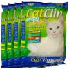 Pet Farm CatClin Magic 4×8 L – silikátová podstielka pre mačky, výhodné balenie