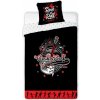 Faro · Bavlnené posteľné obliečky Rock'n'Roll - so svietiacim efektom - 100% bavlna - 70 x 90 cm + 140 x 200 cm