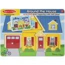 Melissa & Doug okolo domu puzzle so zvukom