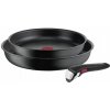 Panvice TEFAL Ingenio Ultimate 24/28 cm + odnímateľná rukoväť, 3-dielna sada