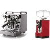 Rocket Espresso Mozzafiato FAST V + Eureka Mignon Specialita, CR ferrari red