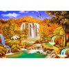 Diamantový obraz Vodopády a hory