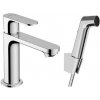 Hansgrohe Rebris S - Umývadlová batéria s bidetovou spŕškou, chróm 72215000