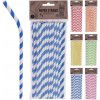 Slamky papierové 35 ks ohybné PAPER STRAW