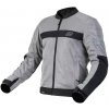 Ozone Bunda na motorku Dart strieborno-čierna - 10XL