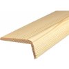 Rohová lišta z borovice 20 x 50 x 900 mm