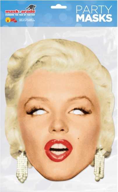 Marilyn Monroe kartónová maska