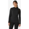 WEDZE Dámske lyžiarske spodné termo tričko BL 100 hrejivé a pohodlné čierne XS