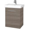 Dreja Kúpeľňová skriňa DOOR SZD 50 - D03 Cafe / Úchytka T02 / D03 Cafe / Levé