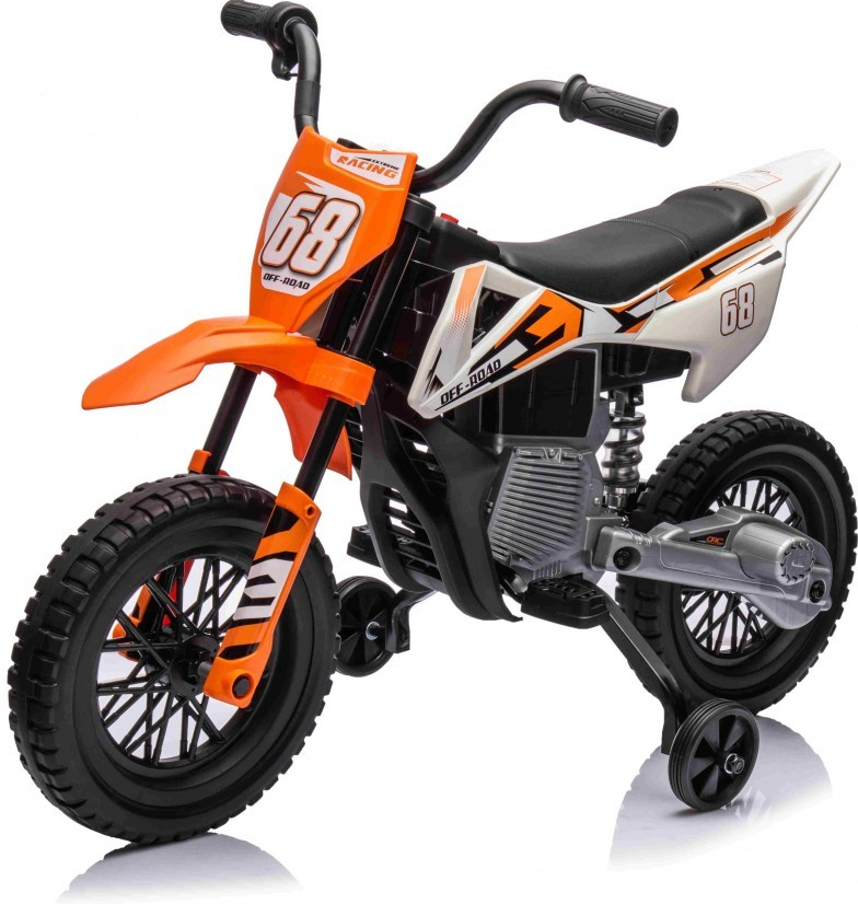 Mamido dětská elektrická motorka Cross Pantone 361C oranžová