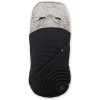 Koelstra Zimný fusak do kočíka s kožušinou Kiddy Footmuff black