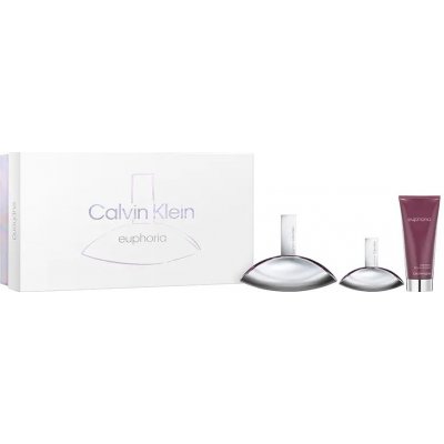 Calvin Klein Euphoria parfumovaná voda 100 ml + parfumovaná voda 30 ml + telové mlieko 100 ml