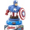 Noční stolní LED lampička 3D figurka Avengers Kapitán Amerika Plast