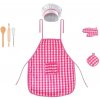 6083 sada kuchynská zástera čiapka a rukavice