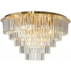 EUlight Luster Milano, 1x krištáľové tienidlo, (fi 75cm), g