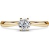 Minerva | Zásnubný prsteň so stredovým diamantom 0.400 ct, žlté zlato 46