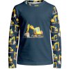 Takoy Panel na detské termo tričko s dlhým rukávom 140 bagre tmavomodré-NS-21727