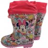 Setino Dievčenské gumáky - Minnie Mouse ružové Obuv: 22