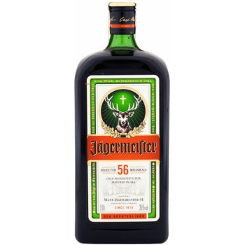 Jägermeister 35% 1 l (čistá fľaša)