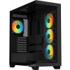 BitFenix skříň CETO / ATX / 4x 120mm FRGB fan / 2x USB 3.0 / USB-C / tvrzené sklo / černá BFC-CET-500-KKGSK-4F