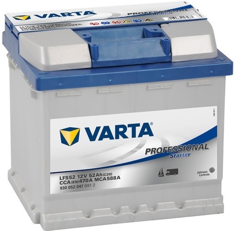 Varta Professional Starter 12V 52Ah 470A 930 052 047