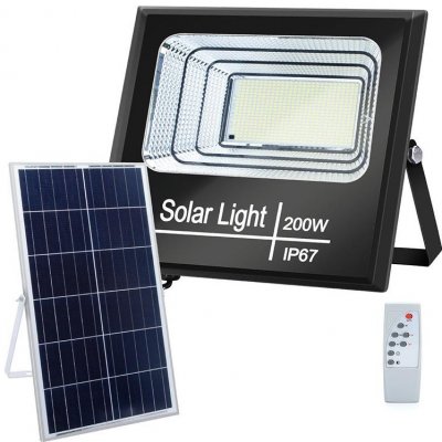 Aigostar B.V. Aigostar - LED Stmievateľný solárny reflektor LED/200W/3,2V IP67 + DO AI0067 + záruka 3 roky zadarmo