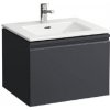 Laufen Pro S - Skrinka s umývadlom, 60x50 cm, grafit H8609624801041