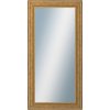 DANTIK - Zrkadlo v rámu, rozmer s rámom 50x100 cm z lišty HRAD zlatá patina (2822)