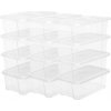 Artenat Úložný box Rose (súprava 12 ks), 35 cm, biela