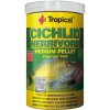 TROPICAL Cichlid Herbivore Medium Pellet 1000ml/360g krmivo pre bylinožravé cichlidy