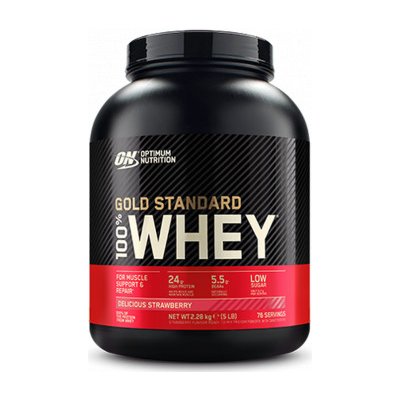 Optimum Nutrition 100% Whey Gold Standard 4540 g delicious strawberry