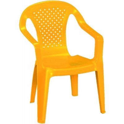 IPAE Dětská židlička plast/žlutá