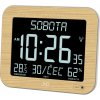 JVD DH9362.2 - Rádiom riadené digitálne hodiny s budíkom hnedé