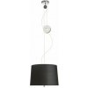 RENDL LEVITA závesná lampa čierna chróm sťahovacia E27 42W 230V