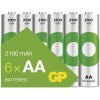 GP ReCyko HR6 (AA) 2100mAh 6ks B2521V - Nabíjacie batérie
