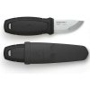 Morakniv 12647 Eldris Black nôž na krk 5,9 cm, čierna, plast/guma, plastové puzdro