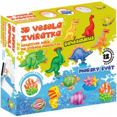 Kids World magnetky 3D veselé zvieratká