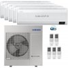 Klimatizácia Samsung WINDFREE Avant 5x multisplit (4x 2kW + 3,5kW) + vonk. j. 10kW (4x 2kW + 3,5kW / vonk. 10kW)