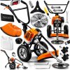 Ondragon Ondragon Mobilný benzínový krovinorez na kolesách 5,2 HP s hliníkovým rámom, kotúčom 255 mm