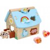 Lelin edukačná vkladacia hračka Farma 9 dielikov