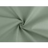 Bavlněná látka / plátno jednobarevná METRÁŽ - 49 (59) šedozelená sv.