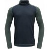 Devold pánske funkčné tričko Kvitegga Merino 230 H. Neck modrá/zelená