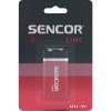 Sencor Jednorázové zinkouhlíková batéria 9V, 1-pack