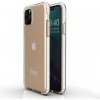 AppleKing transparentný kryt s farebným rámom z mäkkého plastu pre iPhone 11 Pro Max - biely - možnosť vrátiť tovar ZADARMO do 30tich dní